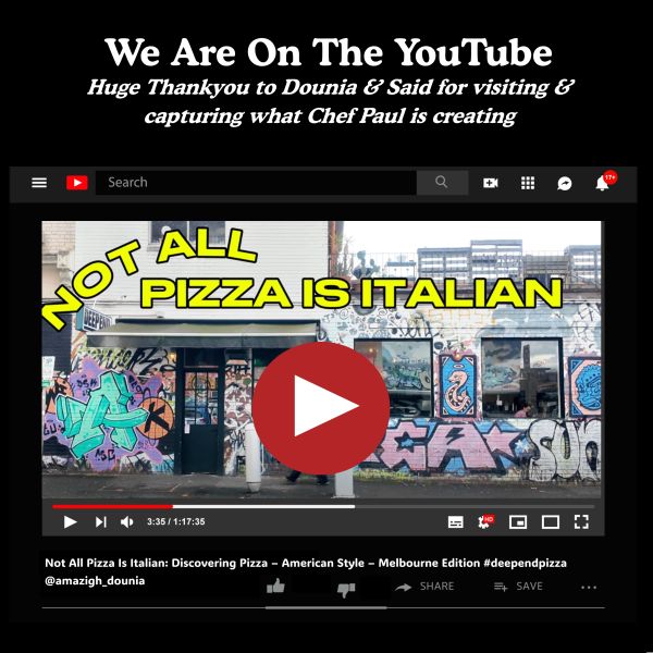 Not All Pizza Is Italian: Discovering Pizza - American Style - Melbourne Edition